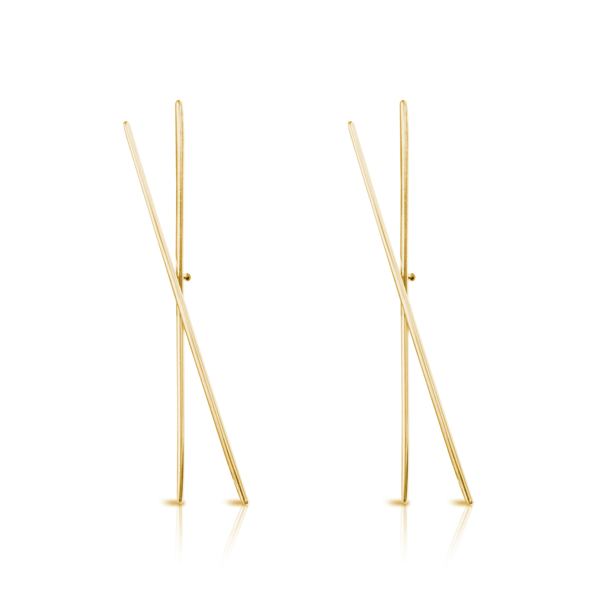 TICK TOCK GOLD EARRINGS