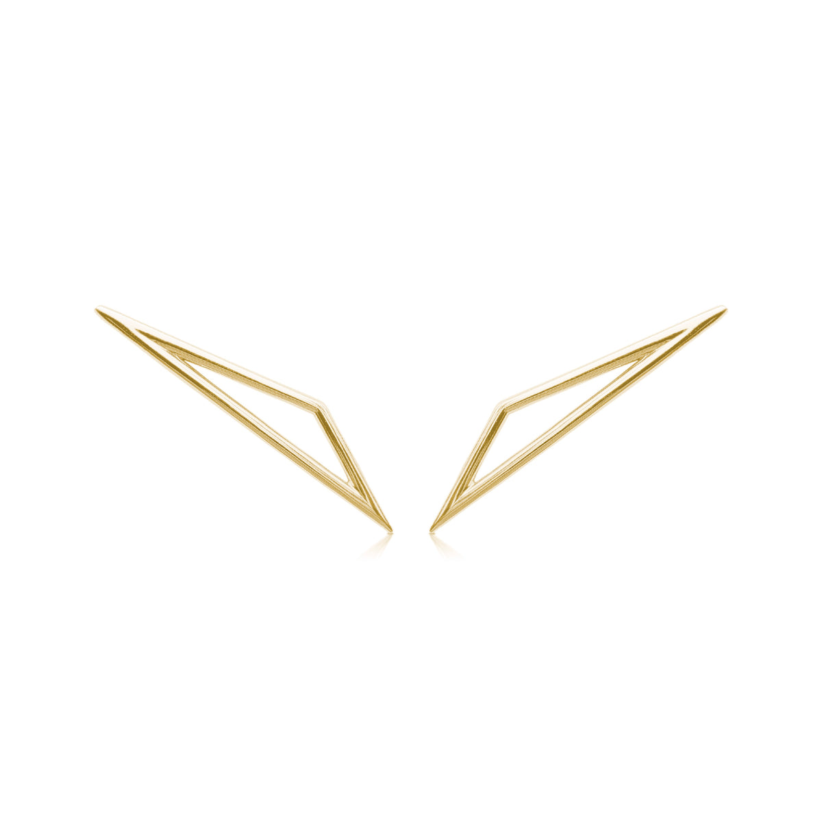 FIGHT OR FLIGHT GOLD EARRINGS