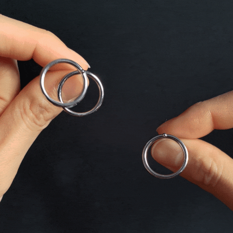 Bubble silver earrings