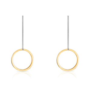 Eclipse Two Tone Earrings
