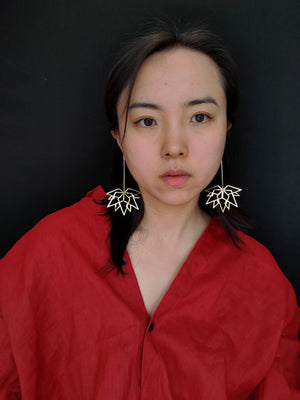 Maple Leaf Gold Earrings