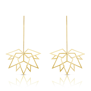 Maple Leaf Gold Earrings