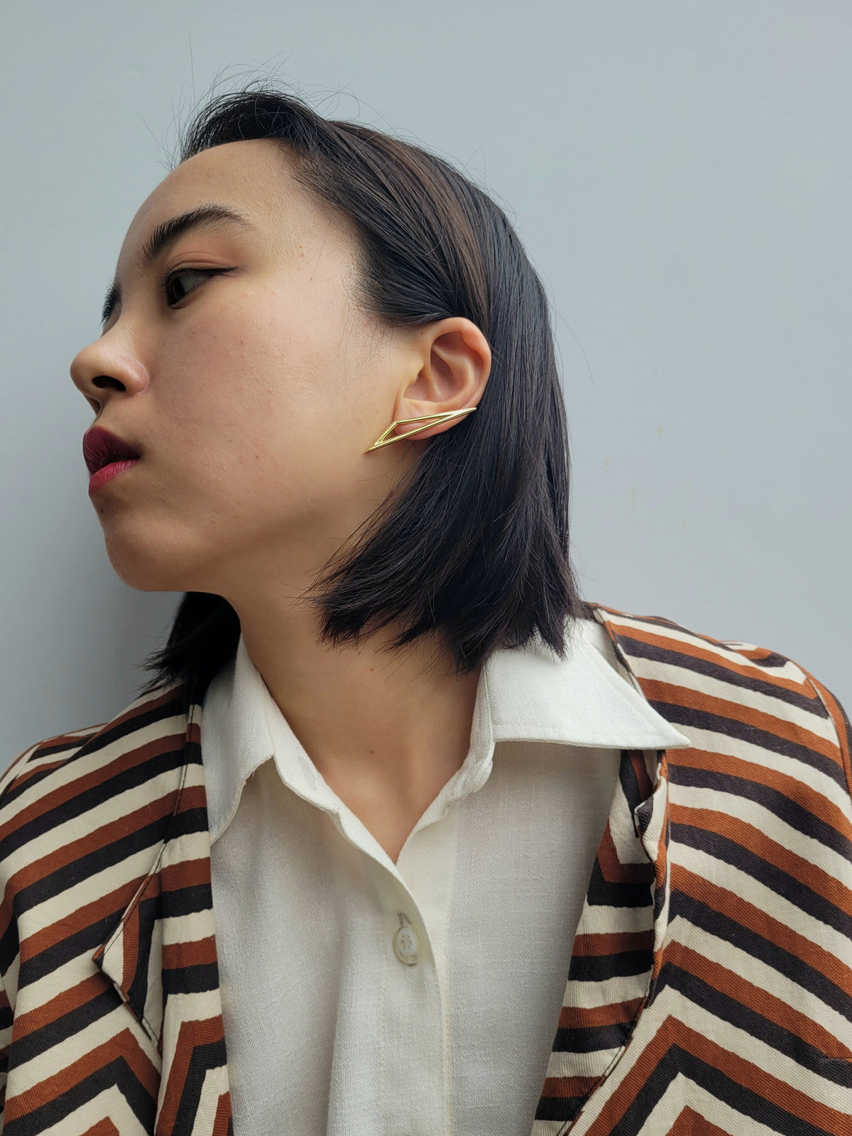 FIGHT OR FLIGHT GOLD EARRINGS