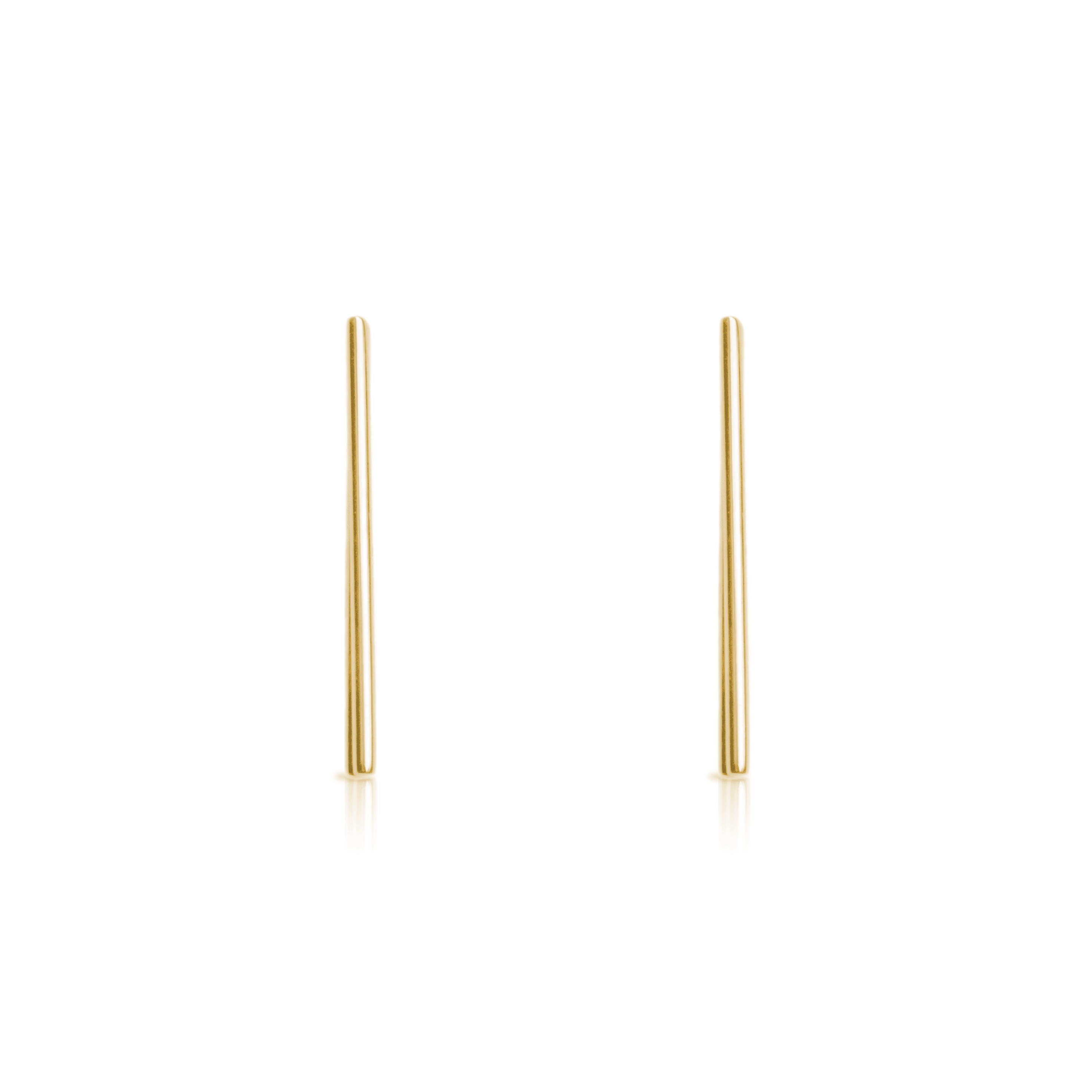 Mini Tick Tock Gold Earrings