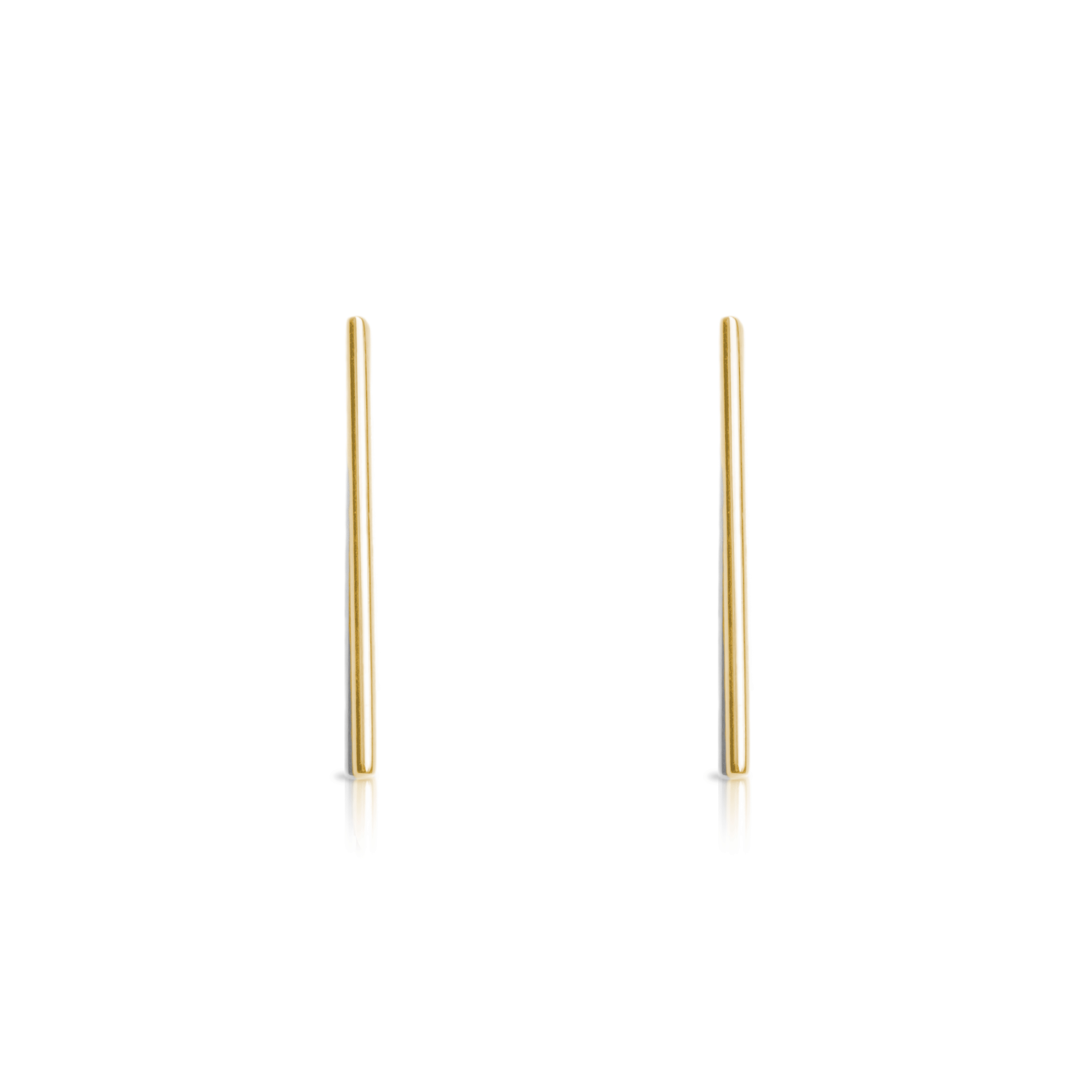 MINI TICK TOCK TWO TONE EARRINGS - GOLD/SILVER